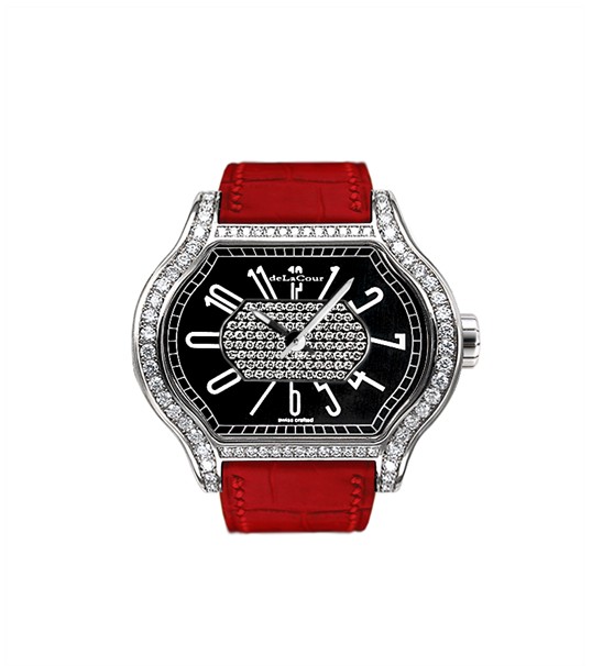 Replica DeLaCour City 1 Black WAST1857-0660W Replica Watch
